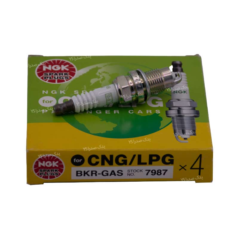 شمع پایه کوتاه دوگانه ان جی کی اصل مدل NGK BKR-GAS-7987