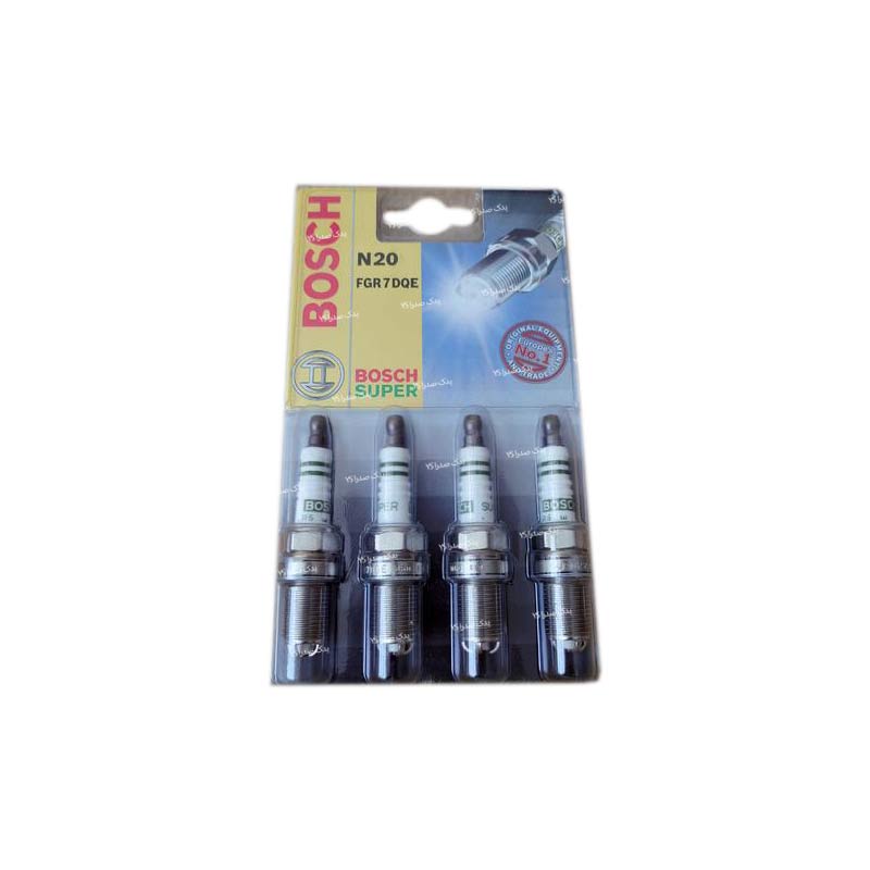شمع پایه کوتاه چهار پلاتین بوش اصل آلمان مدل Bosch FGR7DQE-N20