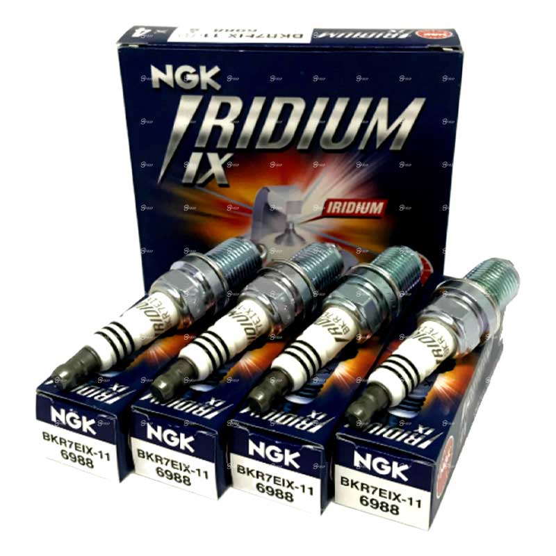 شمع پایه کوتاه ایریدیوم ان جی کی اصل مدل 6988-NGK BKR7IX-11