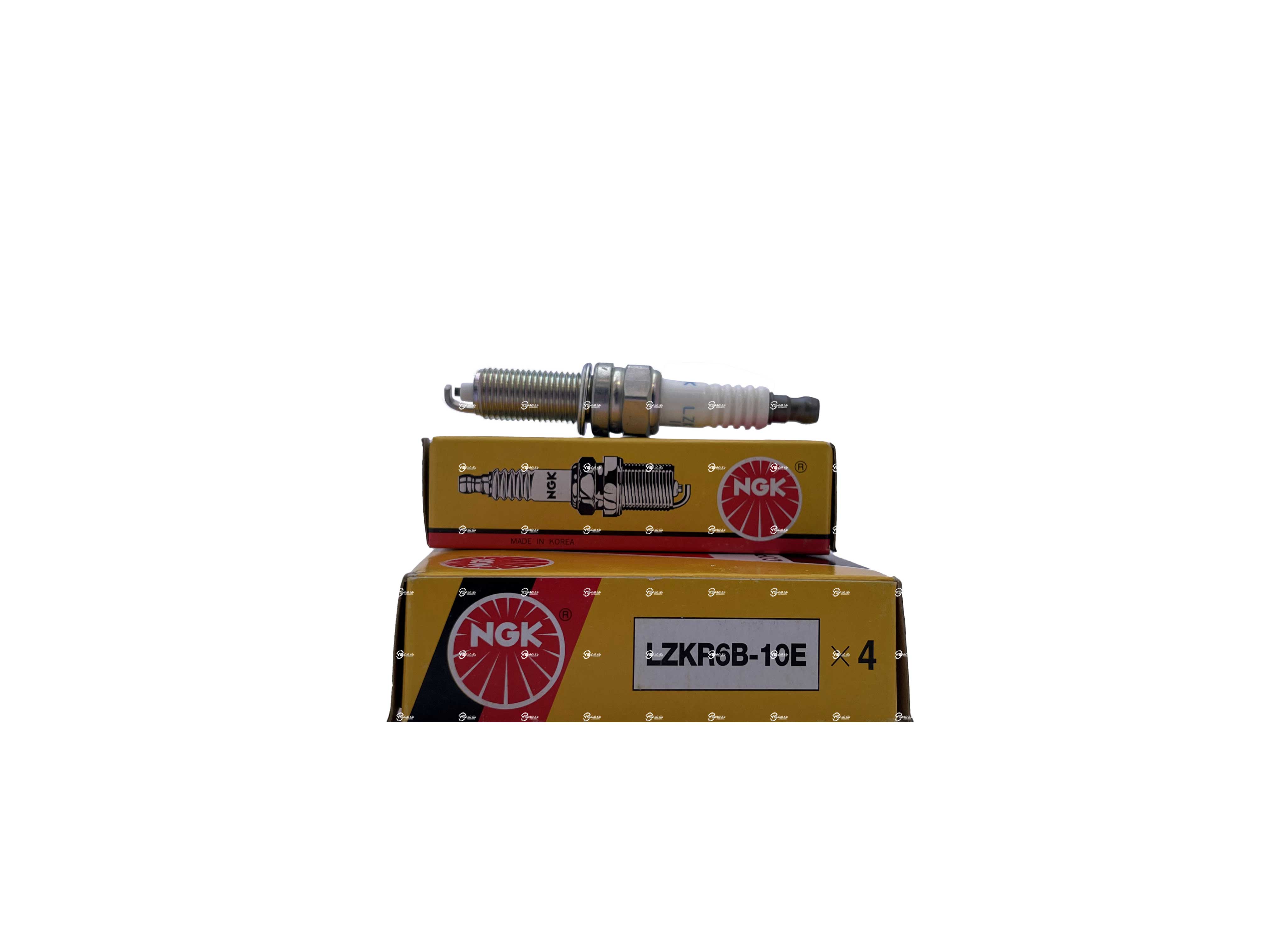 شمع خودرو پایه بلند یورو4 ان جی کی مدل NGK LZKR6B-10E ساخت کره